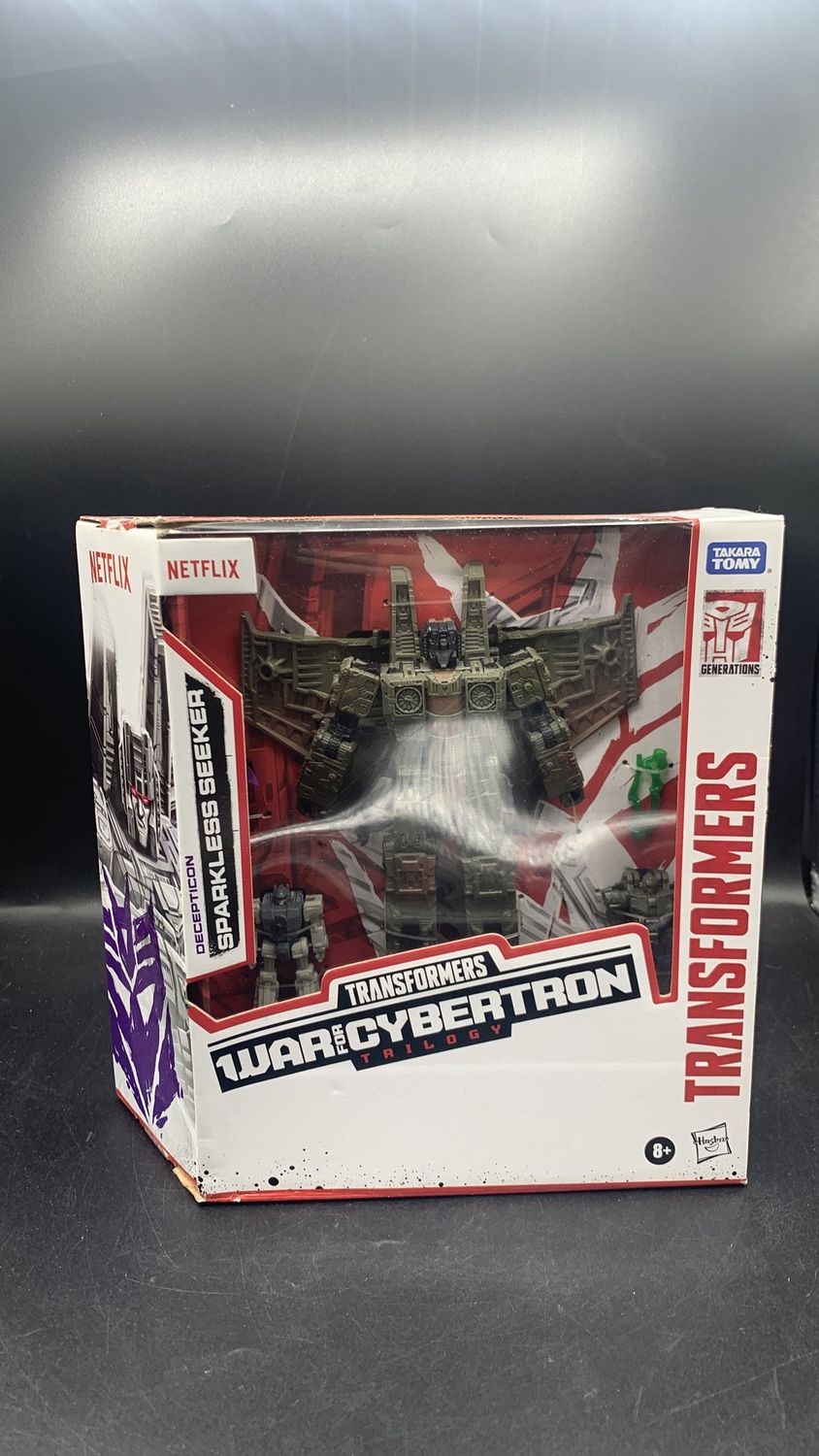 Hasbro Transformers War For Cybertron Kingdom Netflix Sparkless Seeker Action Figure 2021