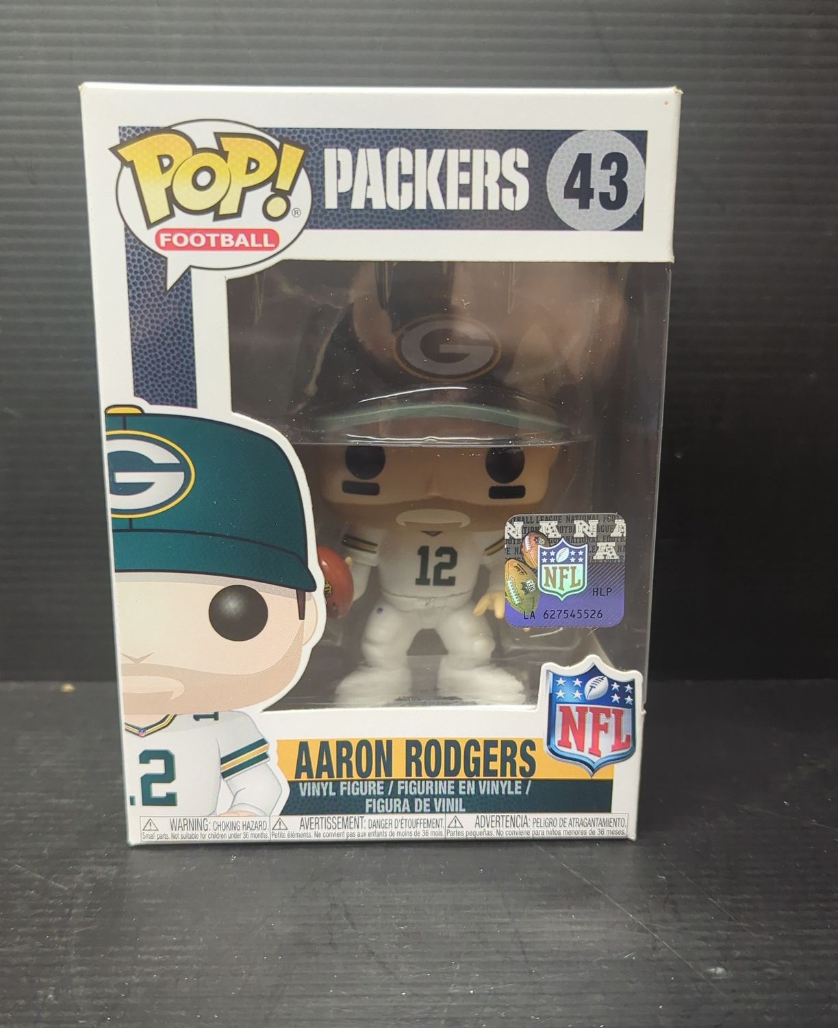 Funko Pop! 43 Football Packers Aaron Rodgers
