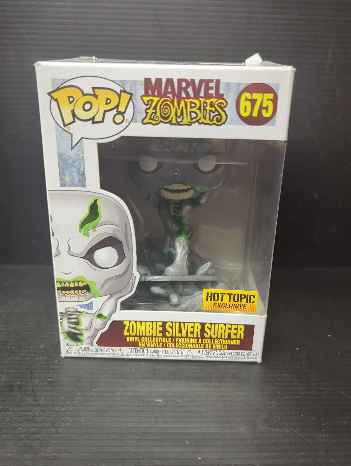 Funko Pop! 675 Marvel Zombies Zombie Silver Surfer