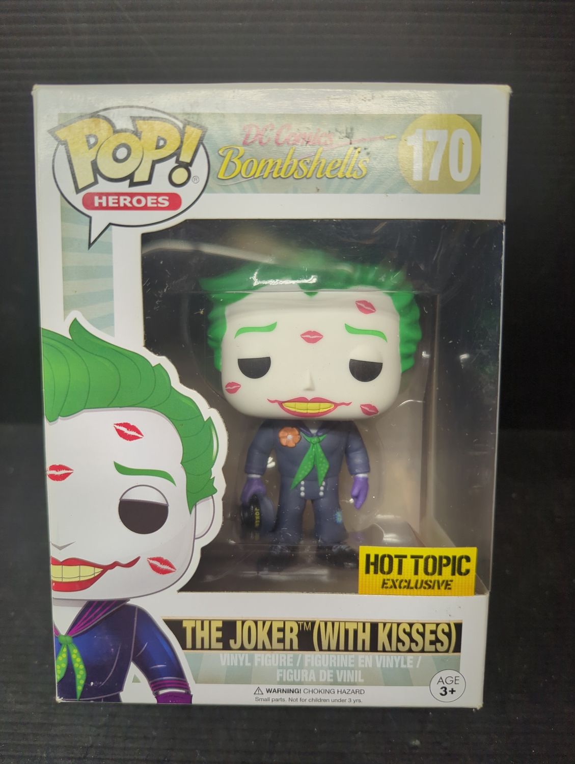 Funko Pop! 170 DC Comics Bombshells The Joker (With Kisses) Hot Topic Exclusive