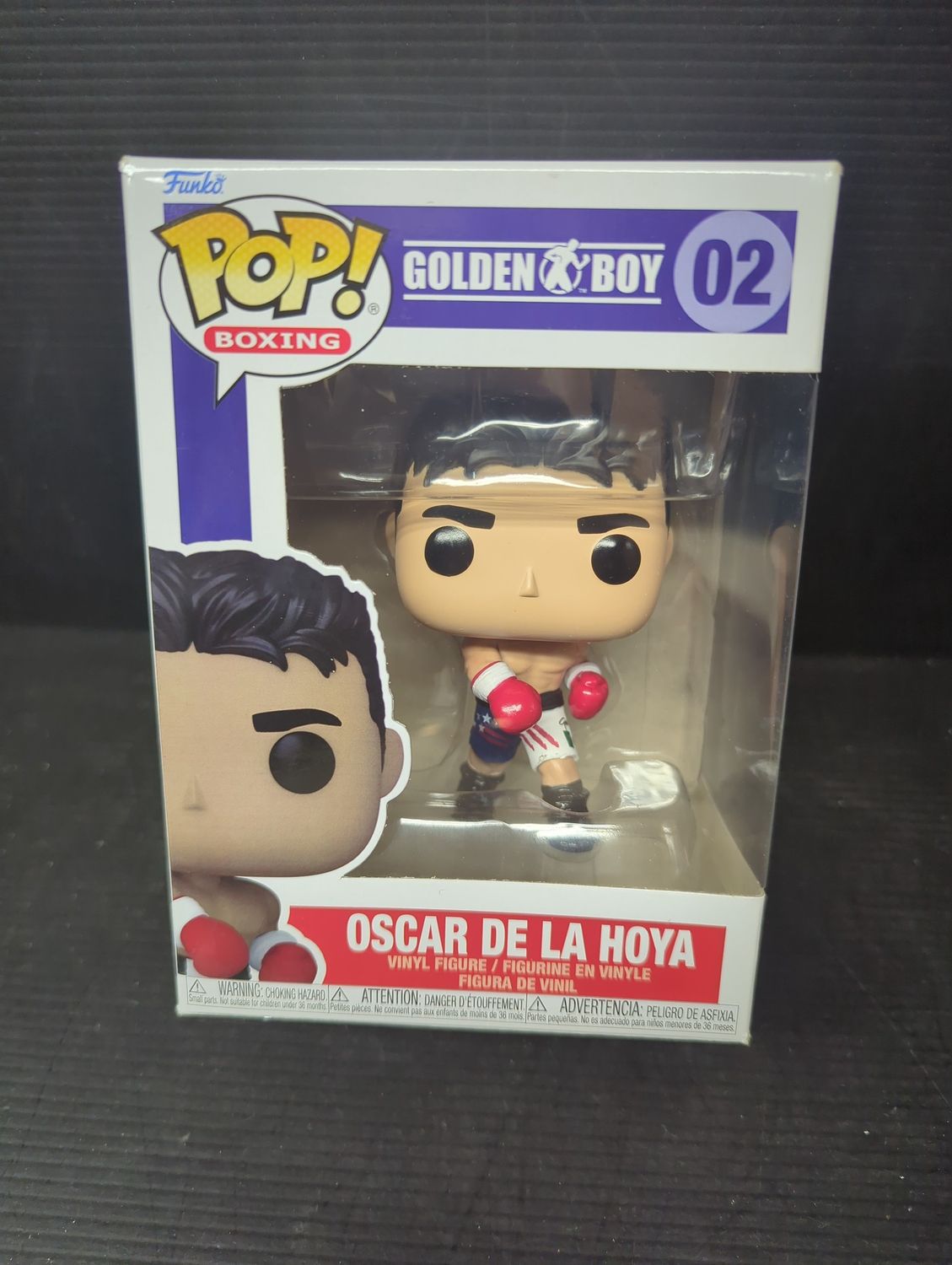 Funko Pop! 02 Golden Boy Oscar De La Hoya