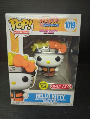 Funko Pop! 1019 Naruto Shippuden X Hello Kitty and Friends Hello Kitty Glow in the dark Target Exclusive