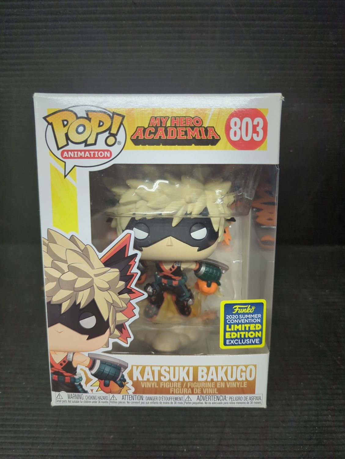 Funko Pop! 803 My Hero Academia Katsuki Bakugo 2020 Summer Convention Limited Edition Exclusive