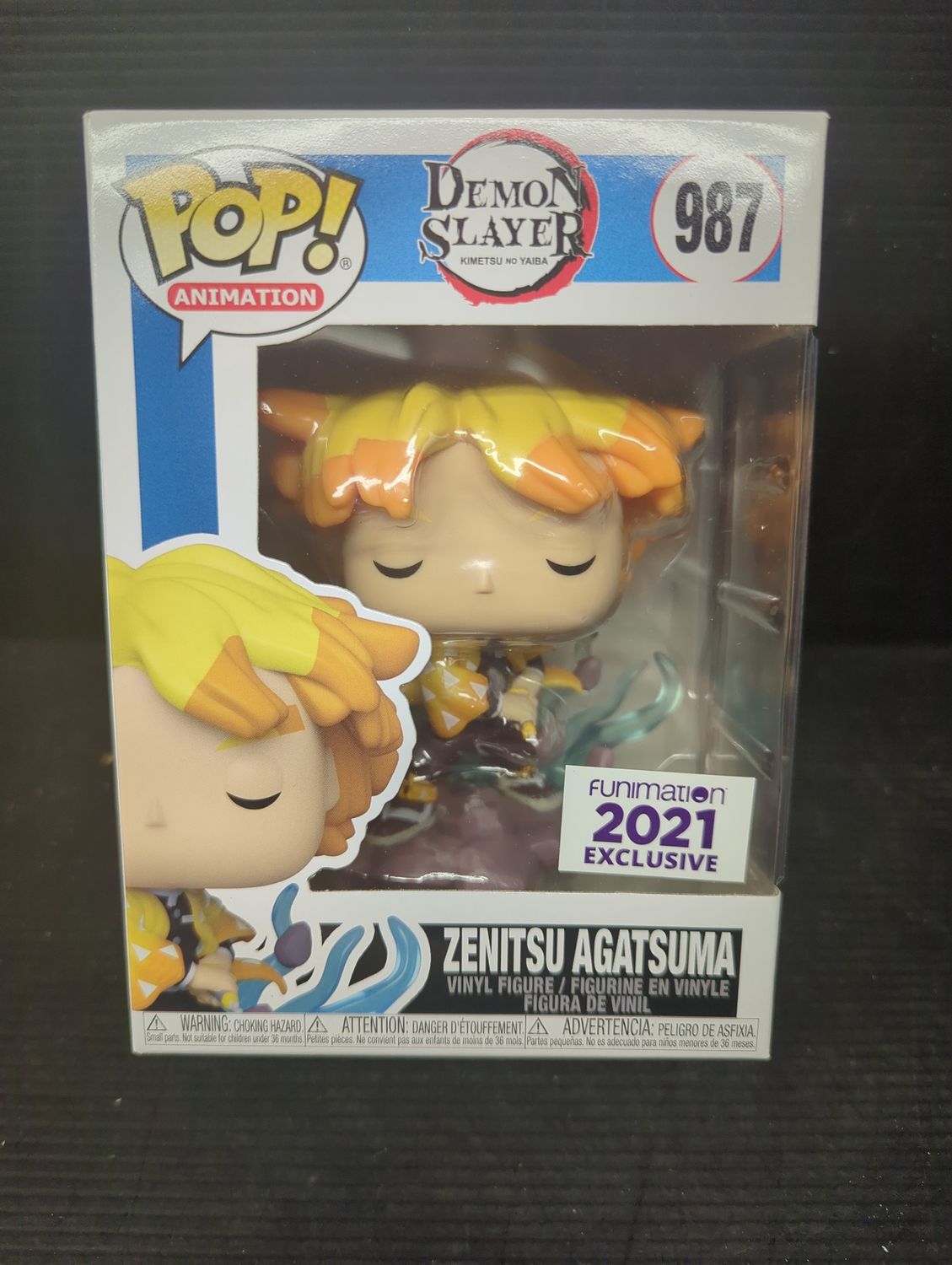 Funko Pop! 987 Demon Slayer Zenitsu Agatsuma Funimation 2021 Exclusive