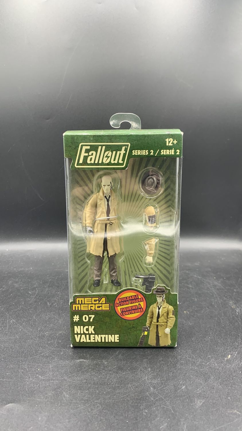 Just Toys Intl. Fallout Mega Merge 07 Nick Valentine Buildable Action Figure 2018