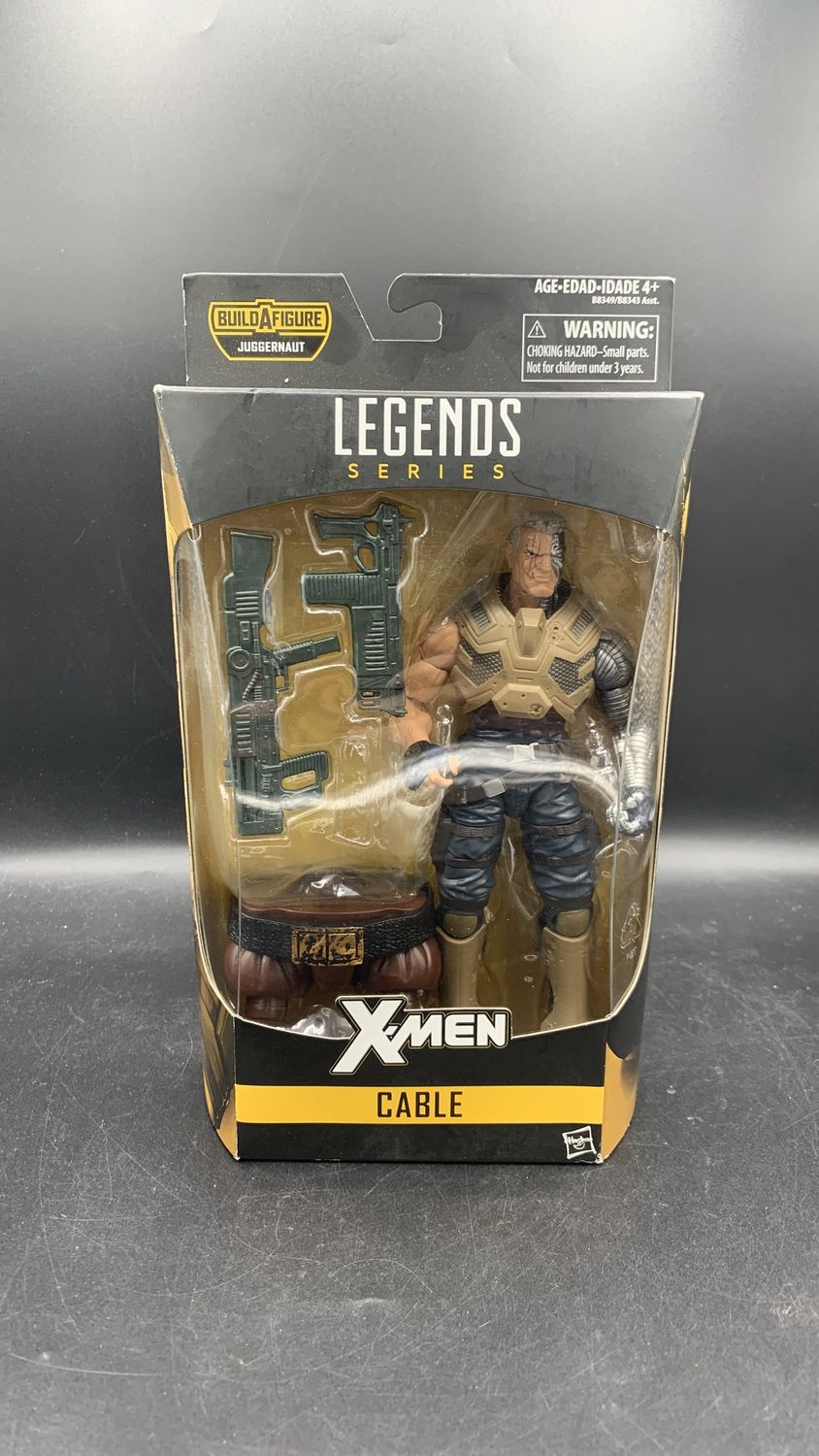 Hasbro Marvel Legends Juggernaut BAF Cable Action Figure 2016 (used) Missing Magazine