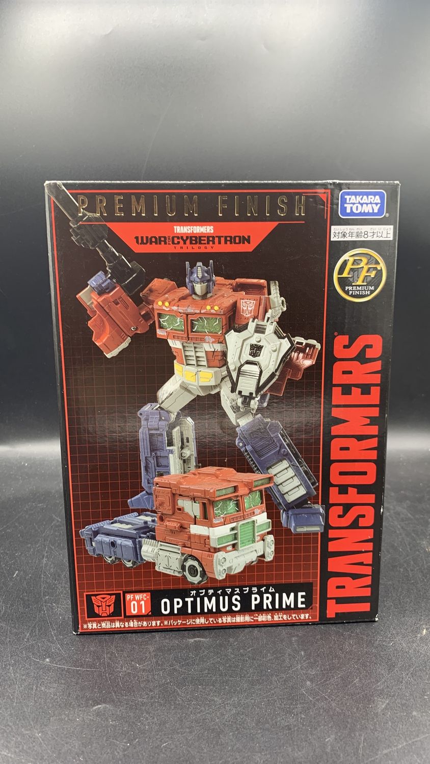 Takara Tomy Transformers Premium Finish 01 WFC Optimus Prime Action Figure 2020