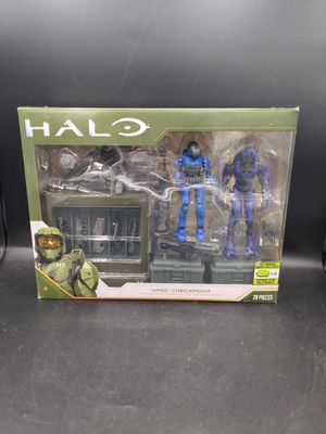 Wicked Cool Toys Halo UNSC Checkpoint with Spartan Gungir and Elite Mercenary 2021
