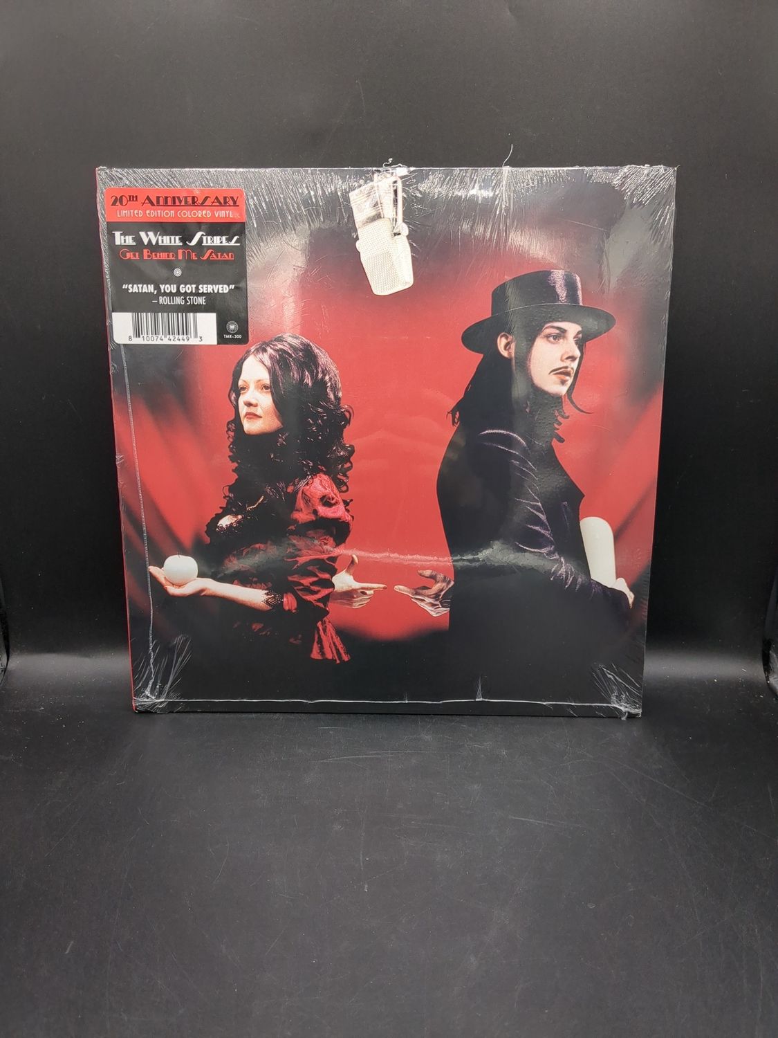 Vinyl Record Get Behind Me Satan By The White Stripes 20Th Anniversary Limited Edition Colored Vinyl