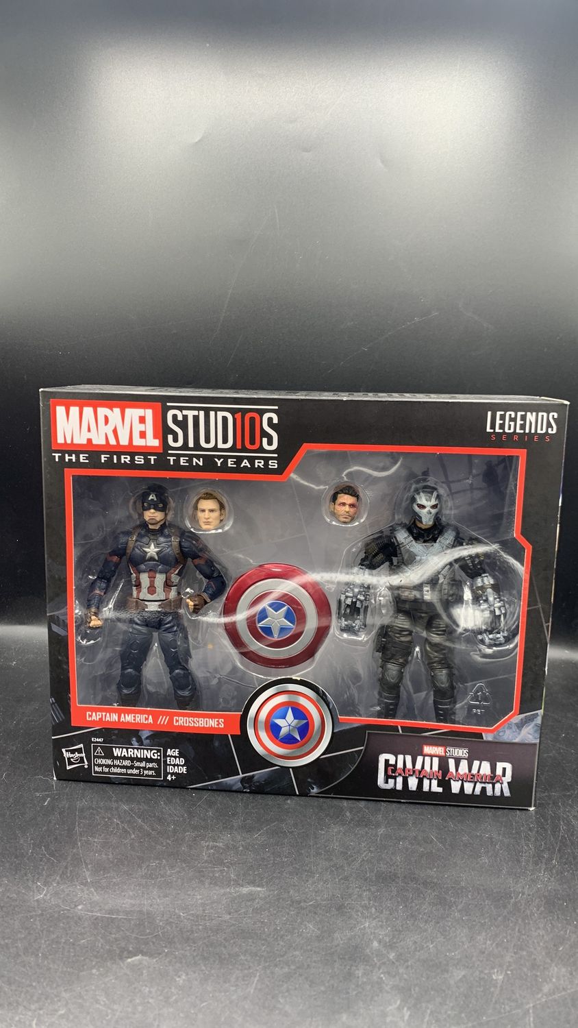 Hasbro Marvel Legends Marvel Studios The First Ten Years Captain America /// Crossbones Action Figures 2018