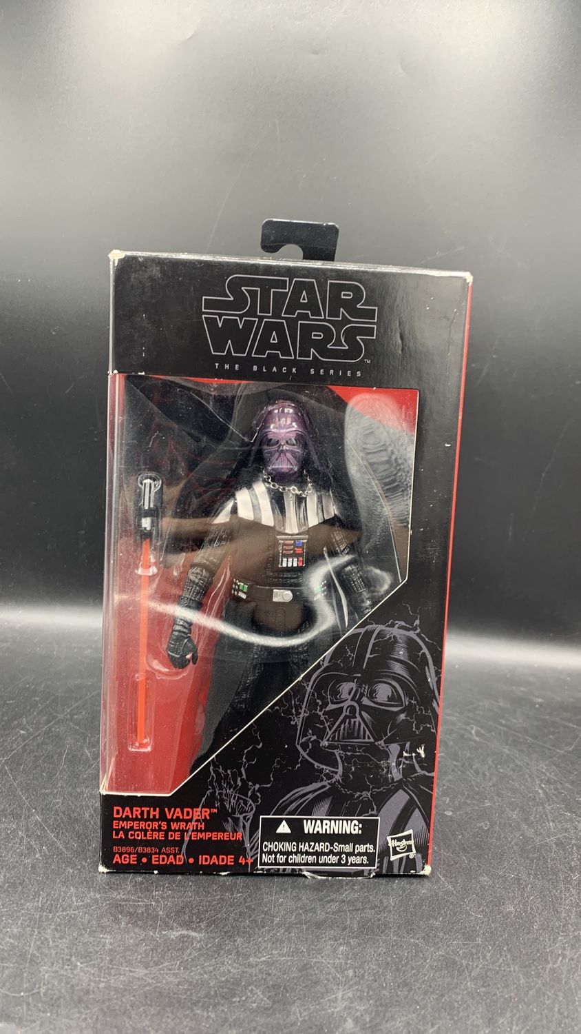 Hasbro Star Wars The Black Series Darth Vader Emperor’s Wrath Action Figure 2015 (used) Open Package