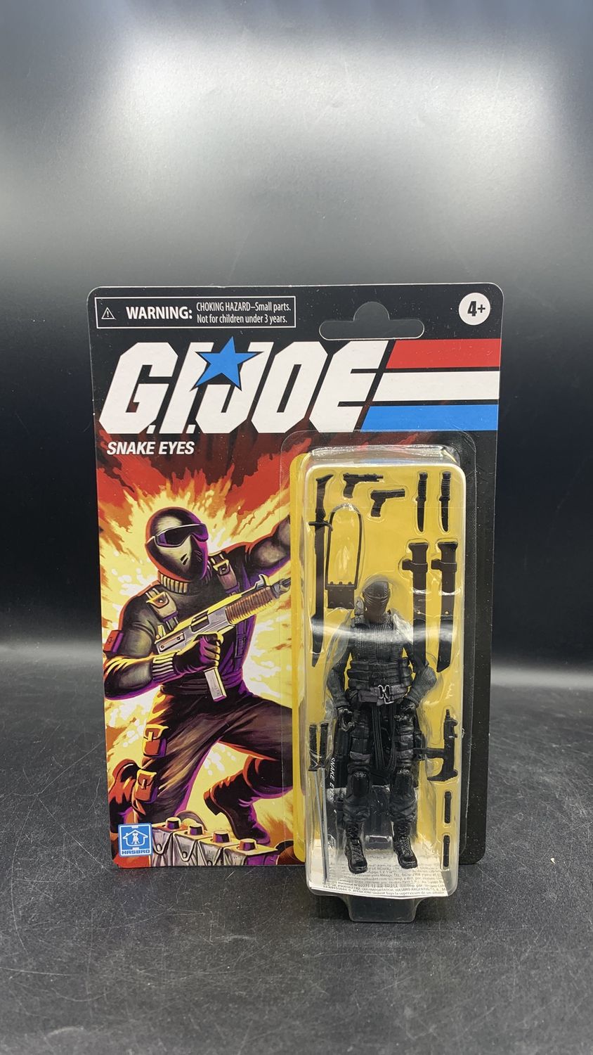 Hasbro G.I.Joe Retro Snake Eyes Action Figure 2020