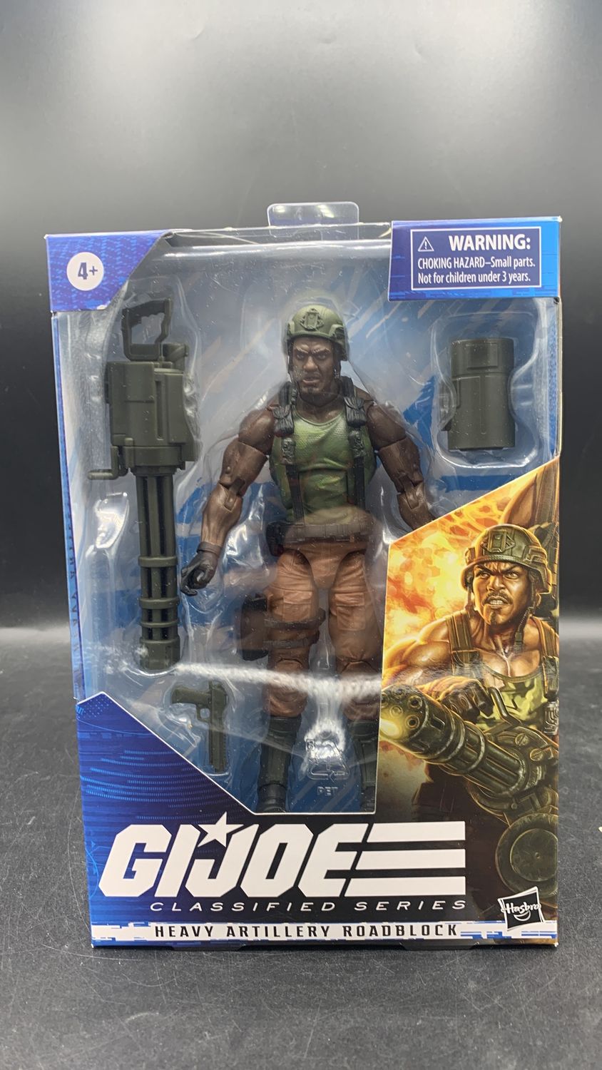 Hasbro G.I.Joe Classified Series Heavy Artillery Roadblock Action Figure 2021