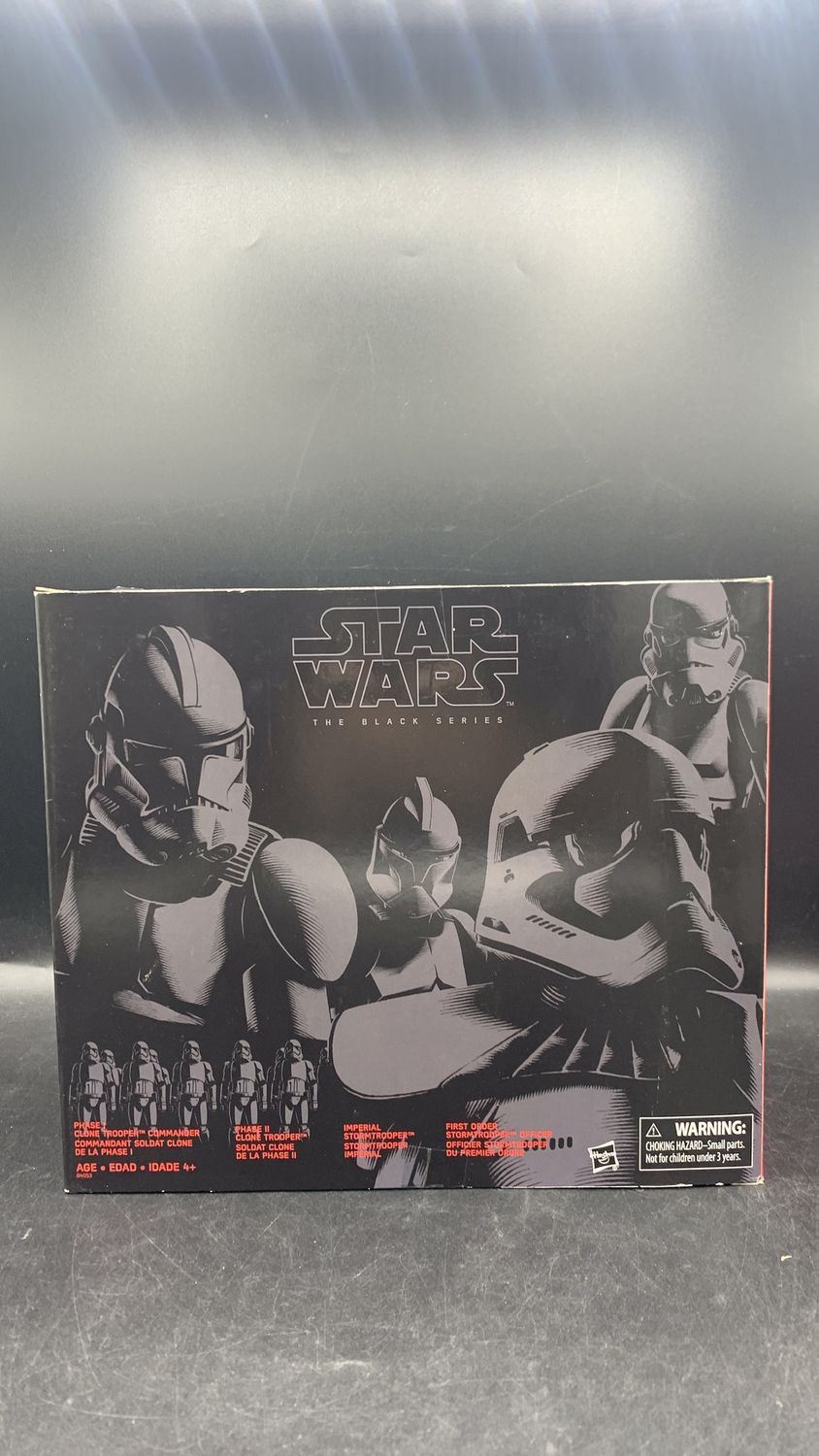 Hasbro Star Wars Black Series 4 Troopers Action Figures Pack 2015