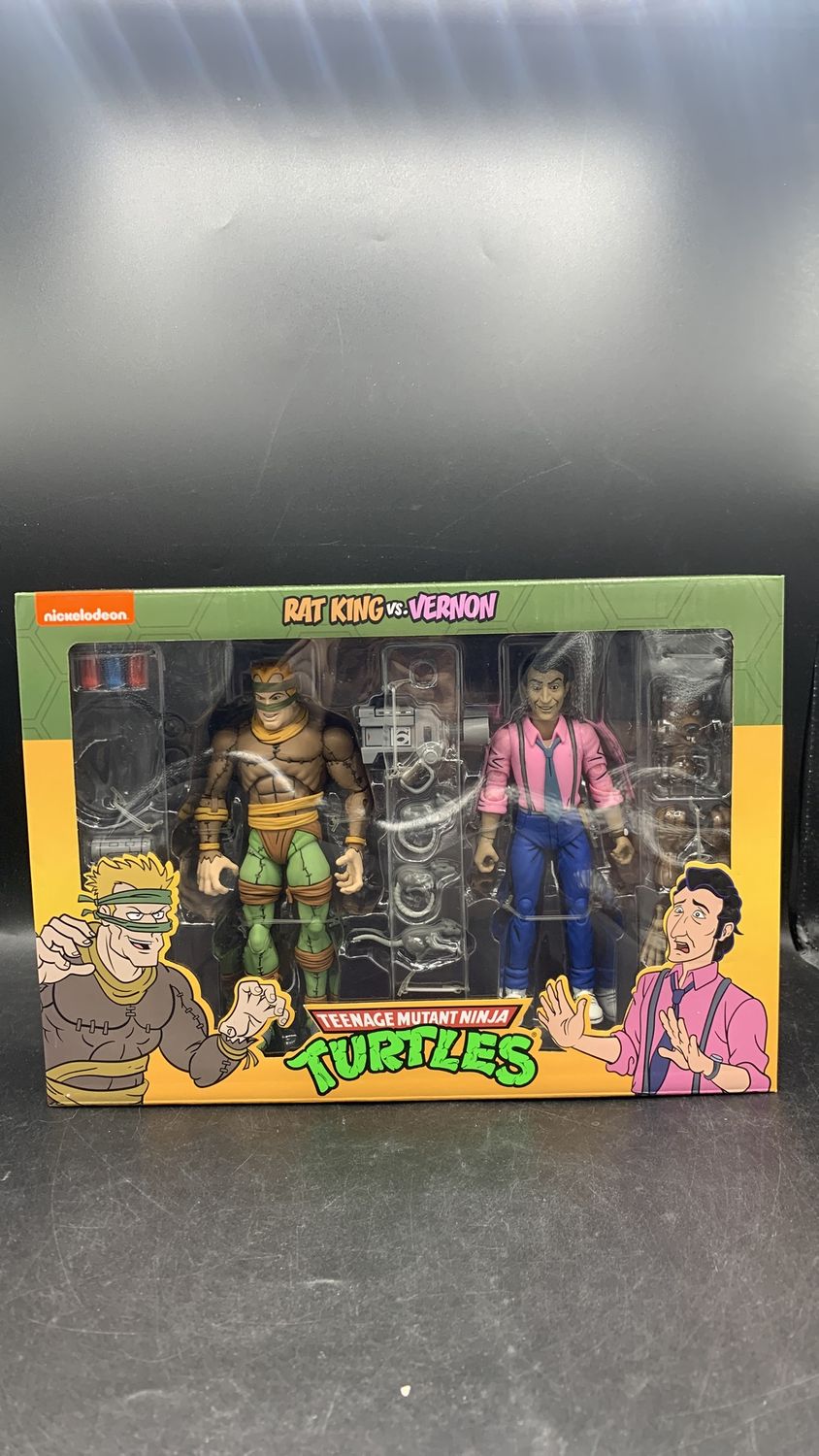 Neca Teenage Mutant Ninja Turtles Rat King vs. Vernon Action Figures 2020
