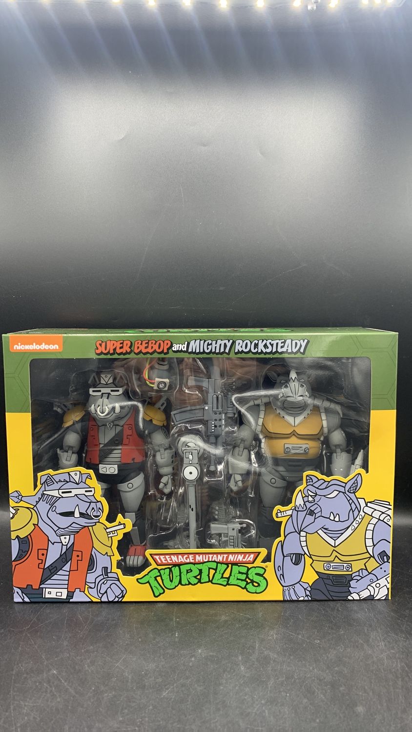 Neca Teenage Mutant Ninja Turtles Super Bebop and Mighty Rocksteady Action Figures 2021
