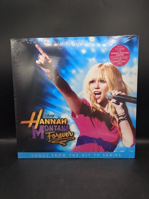 Vinyl Record 11 Hits From Hannah Montana Forever On Electric Pink And Purple Swirl Vinyl