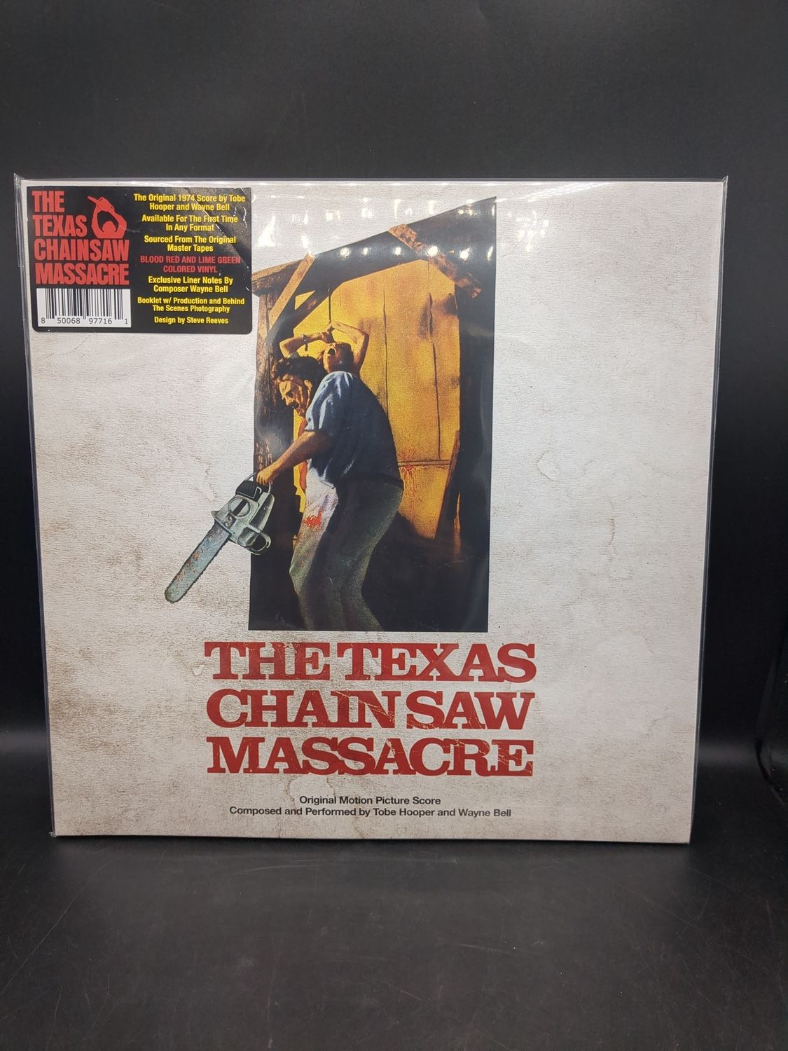 Vinyl Record Original Soundtrack Of 1974 The Texas Chainsaw Massacre