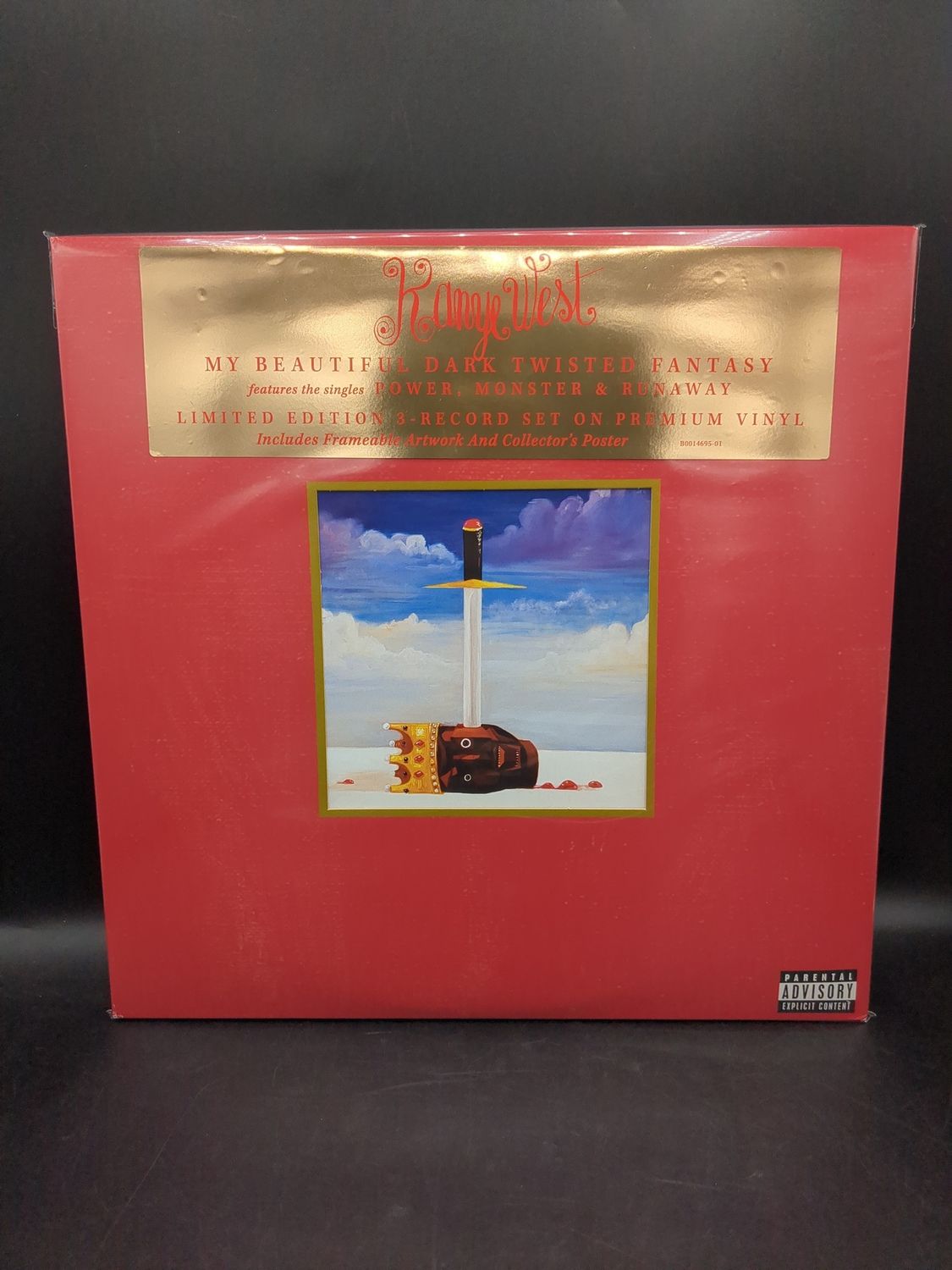 Vinyl Record My Beautiful Dark Twisted Fantasy By Kanye West Limited Edition 3-Record Set On Premium Vinyl