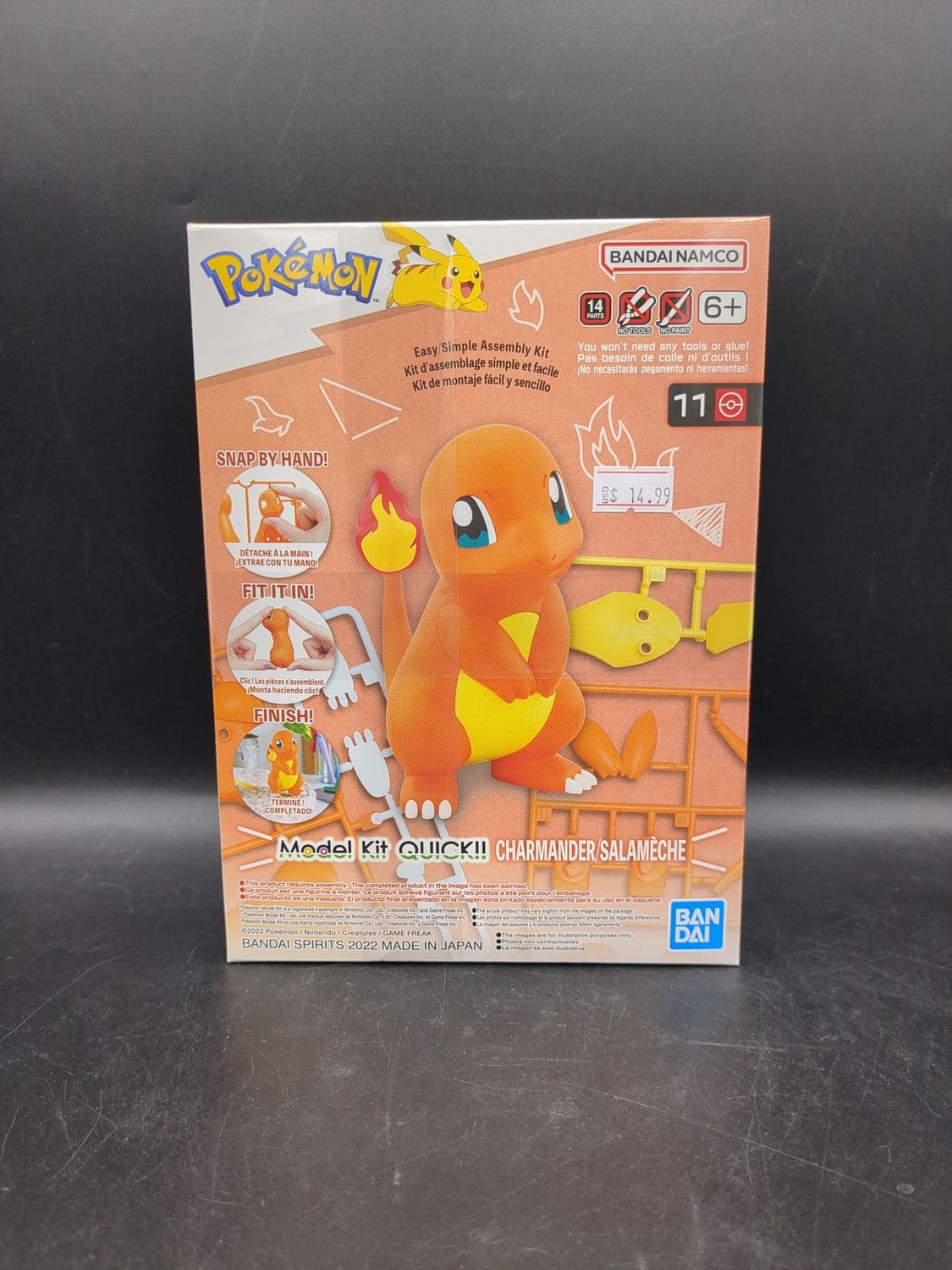 Bandai Pokémon Charmander Model Kit