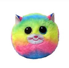 Ty Beanie Bouncers Gemma Rainbow Cat