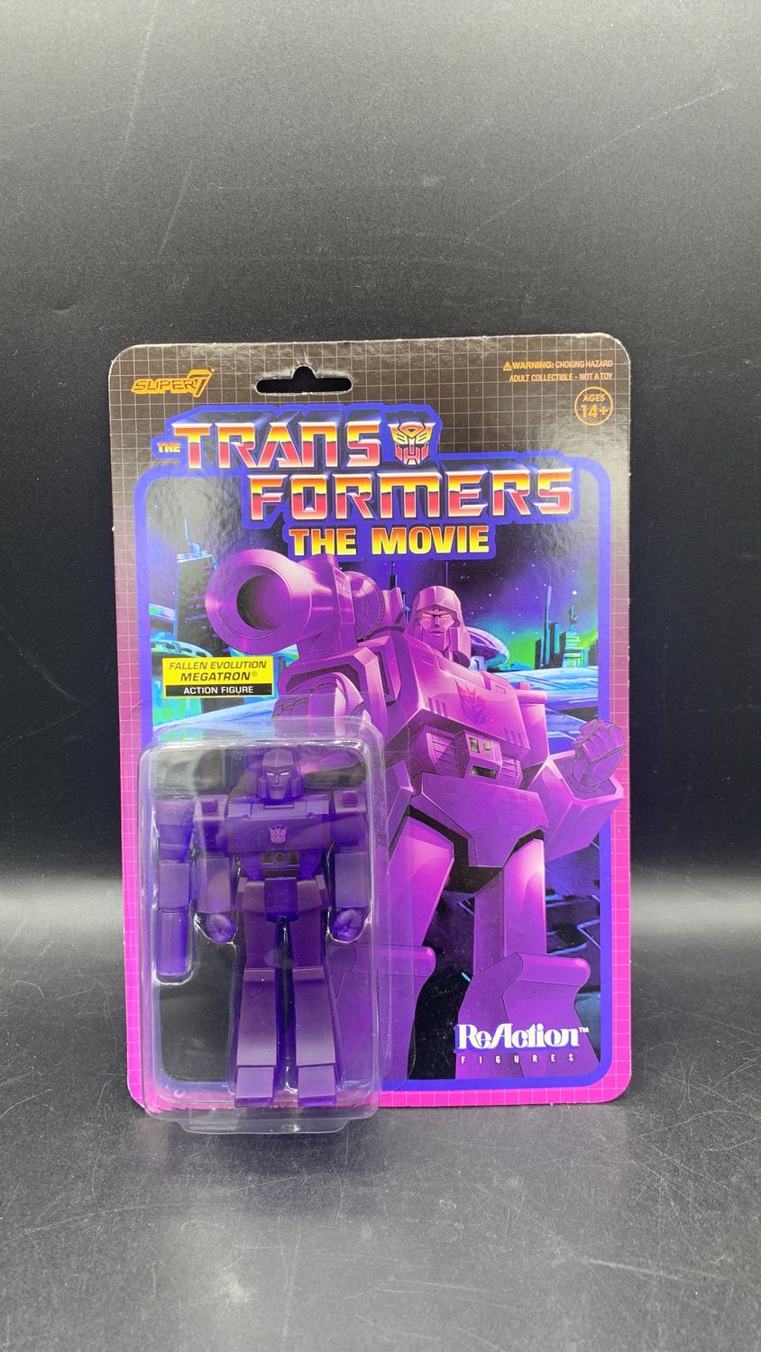 Super7 ReAction Figures Transformers Fallen Evolution Megatron Action Figure