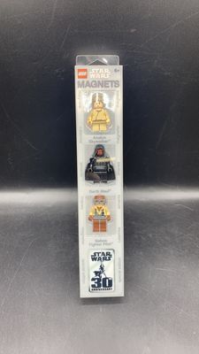 Lego Star Wars Anakin Skywalker, Darth Maul and Naboo Fighter Pilot Magnet Set 2007