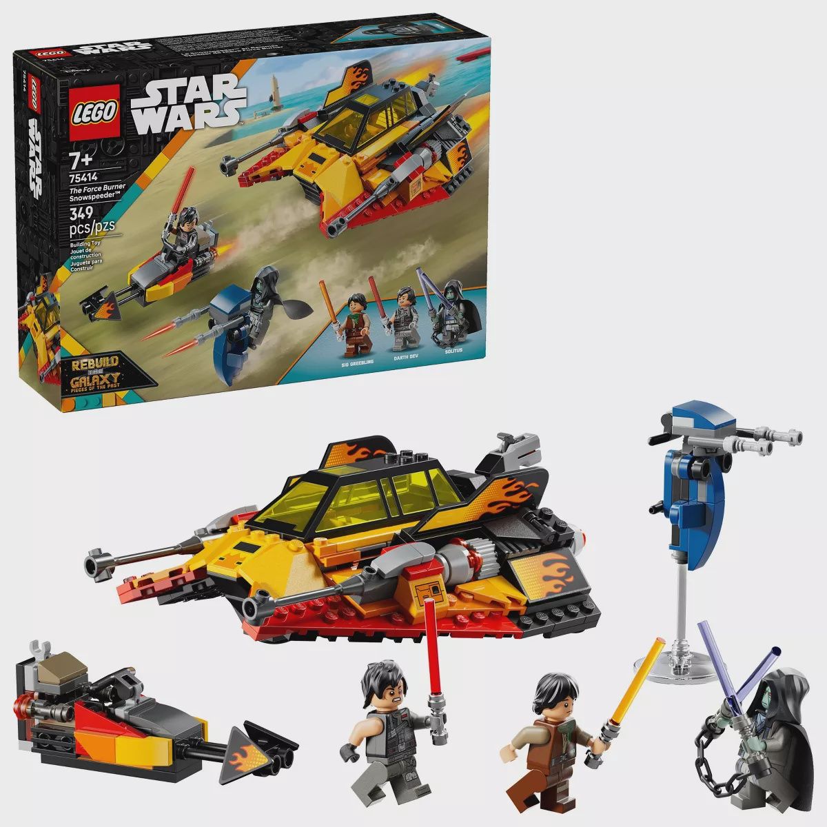 LEGO 75414 Star Wars The Force Burner Snowspeeder 2025