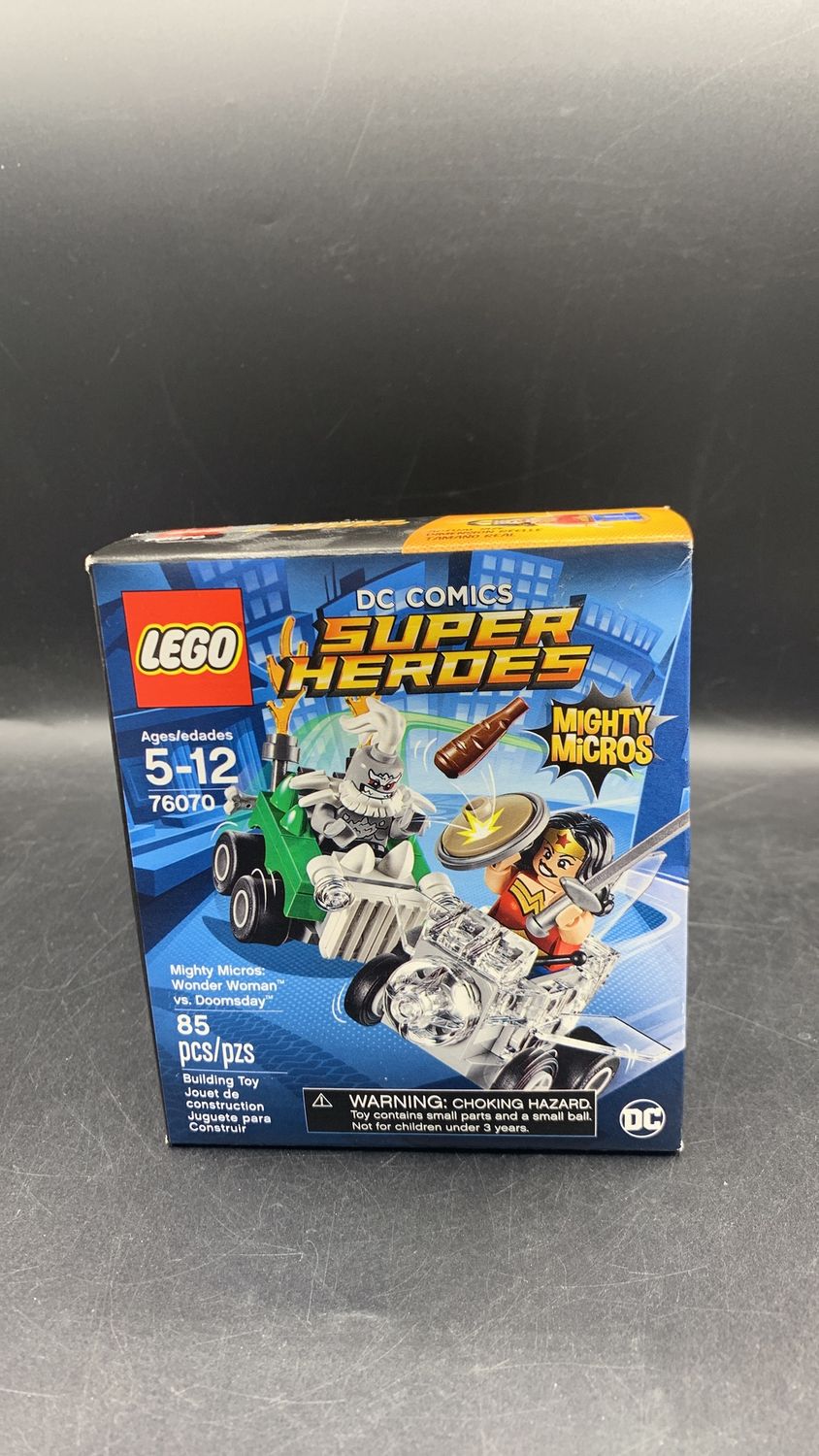 Lego 76070 DC Mighty Micros Wonder Woman vs. Doomsday 2017 (used) Torn Tape