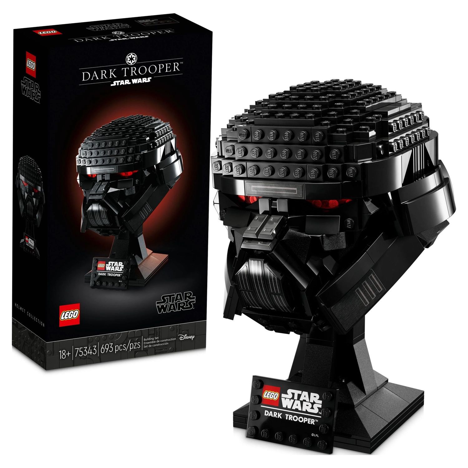 Lego 75343 Star Wars Dark Trooper Helmet 2022