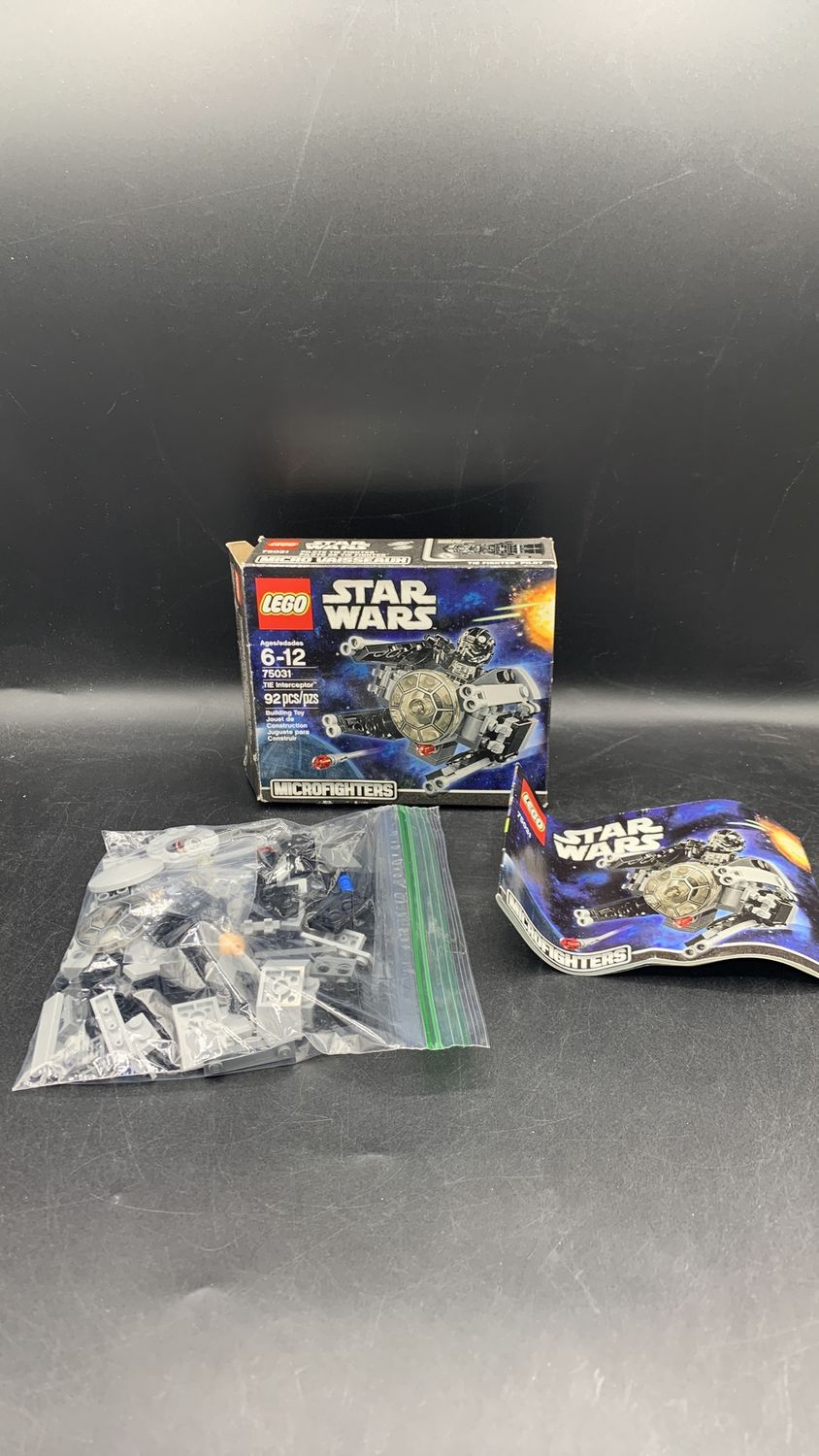 Lego 75031 Star Wars Tie Interceptor Microfighters 2014 (used) Complete