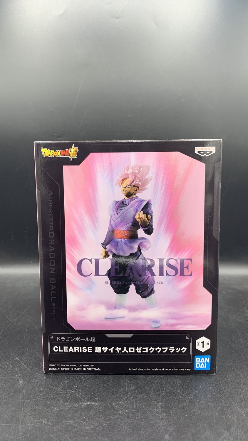 Bandai Dragon Ball Super Clearise Super Saiyan Rose Goku Black Statue Figure