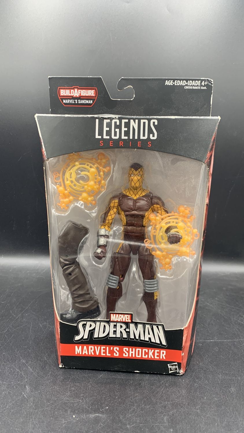 Hasbro Marvel Legends Sandman BAF Marvel’s Shocker Action Figure 2016 (used) Open Box