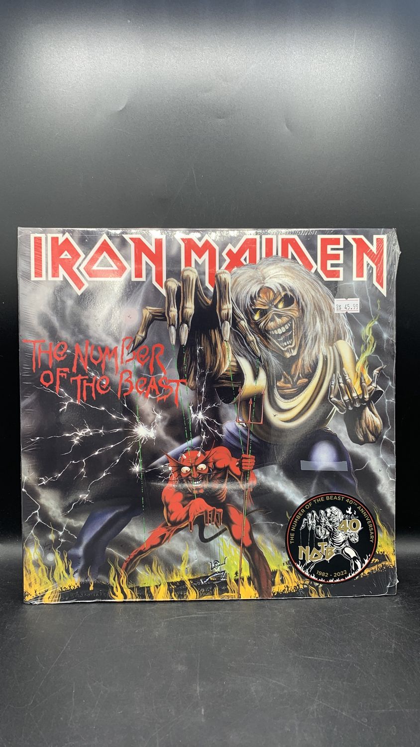 Vinyl Record Iron Maiden The Number of the Beast (40th Anniversary)