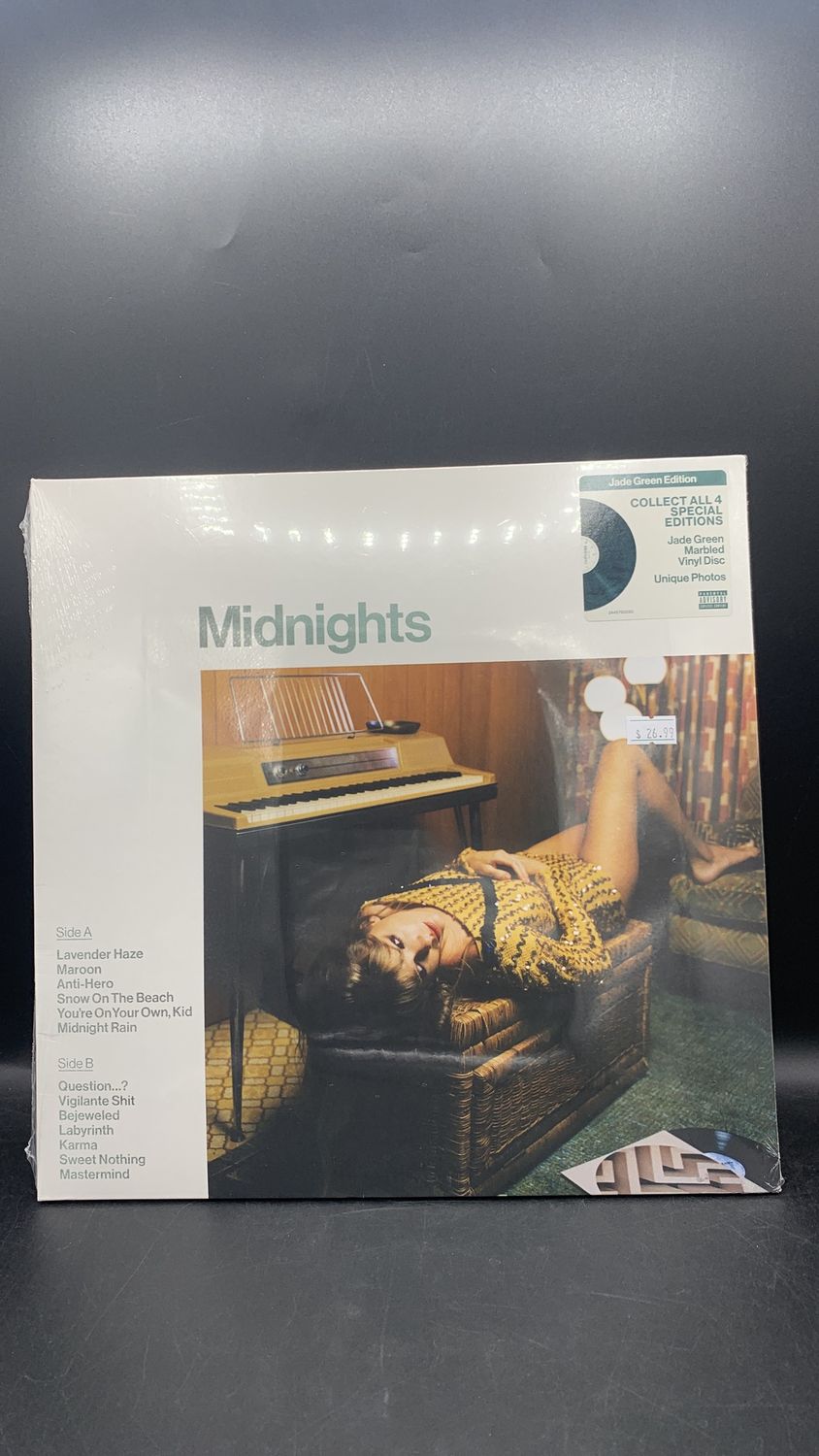 Vinyl Record Taylor Swift Midnights (Jade Green)