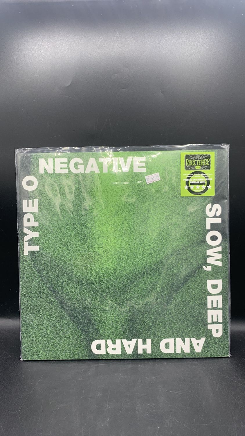 Vinyl Record | Type O Negative | Slow, Deep And Hard (Green/Black)