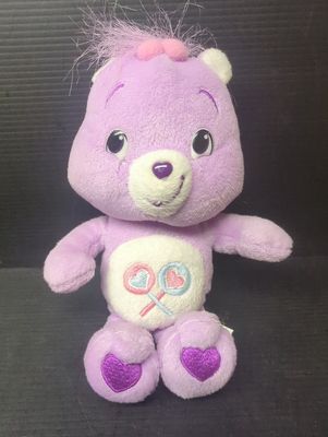 Care Bears Mini Plush Share Bear Plush Heart Suckers 2007 (used)
