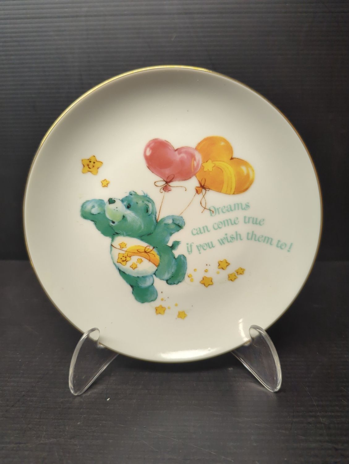 Care Bears Porcelain Collector Plate Lasting Memories (used)