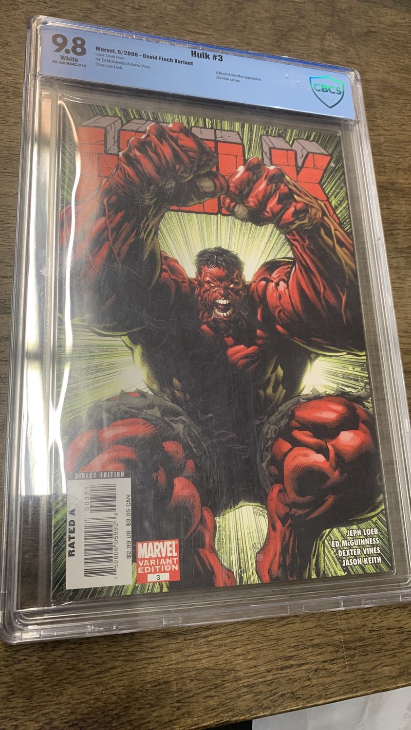 Comic Book Hulk #3 (9.8) 2008