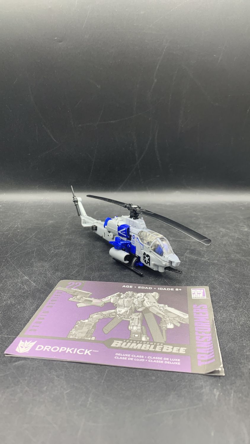 Hasbro Transformers Studio Series 22 Dropkick [Helicopter] Action Figure 2018 (used)
