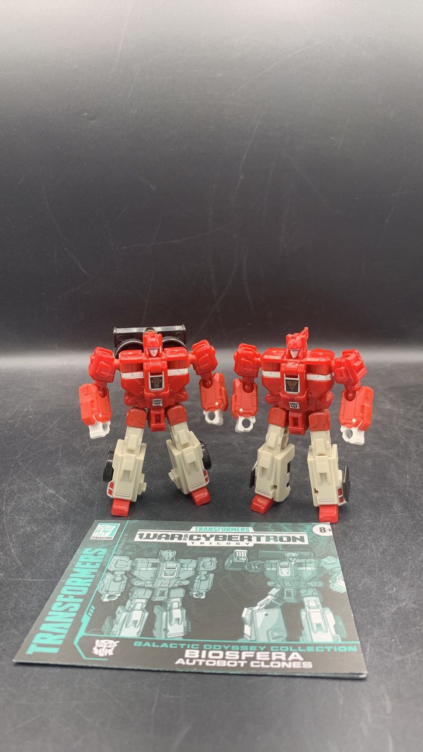 Hasbro Transformers War For Cybertron Galactic Odyssey Collection Biosfera Autobot Clones Action Figures 2020 (used)