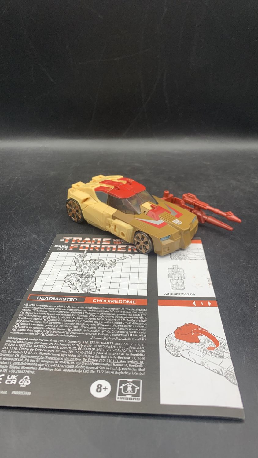 Hasbro Transformers Headmasters Chromedome Action Figure 2021 (used)