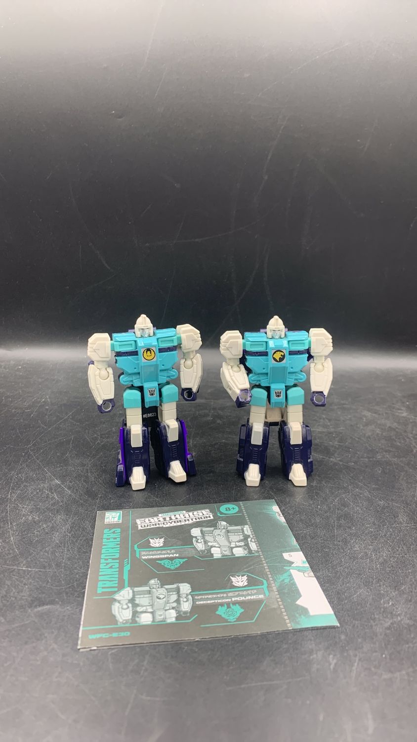 Hasbro Transformers War for Cybertron Earthrise Wingspan and Decepticon Pounce Action Figures 2020 (used)
