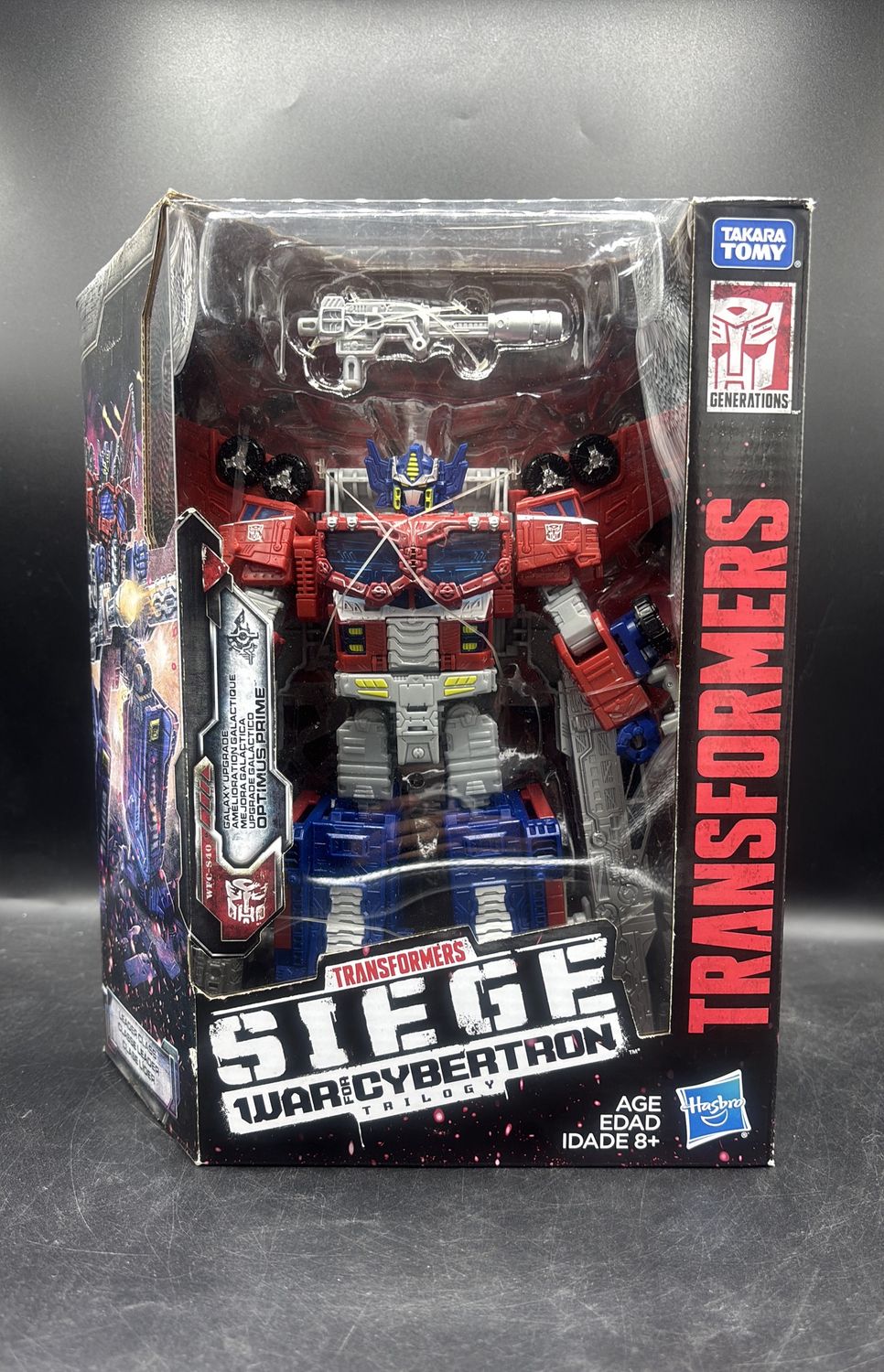 Hasbro Transformers War For Cybertron Siege Optimus Prime Galaxy Upgrade Action Figure 2019