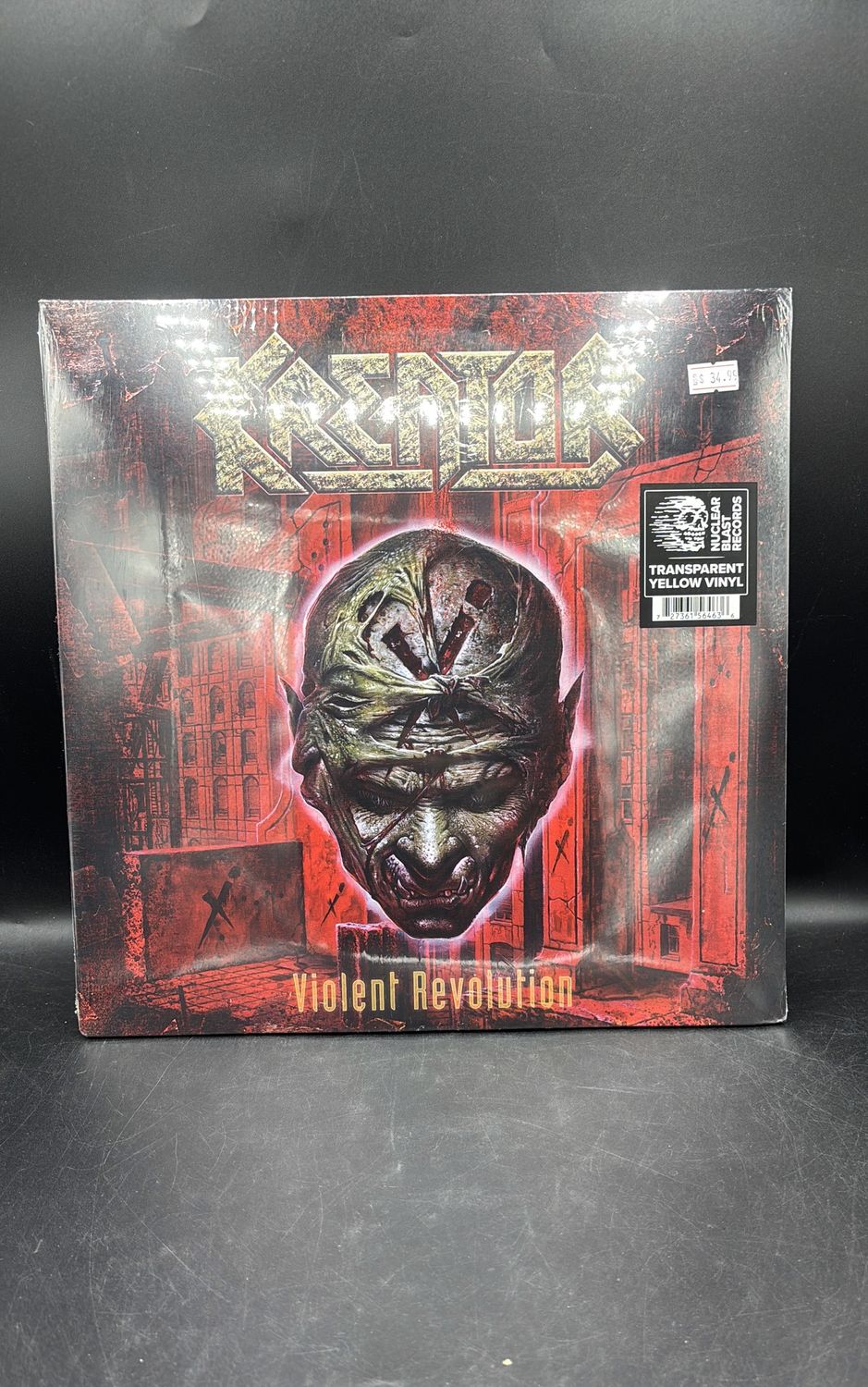 Vinyl Record Kreator Violent Revolution Yellow Gatefold