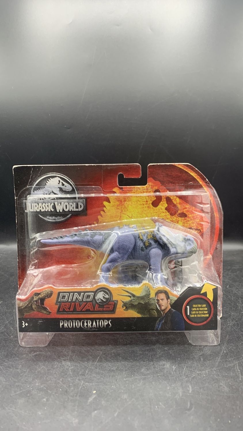 Mattel Jurassic World Dino Rivals Proceratops Action Figure 2019 Damaged Package