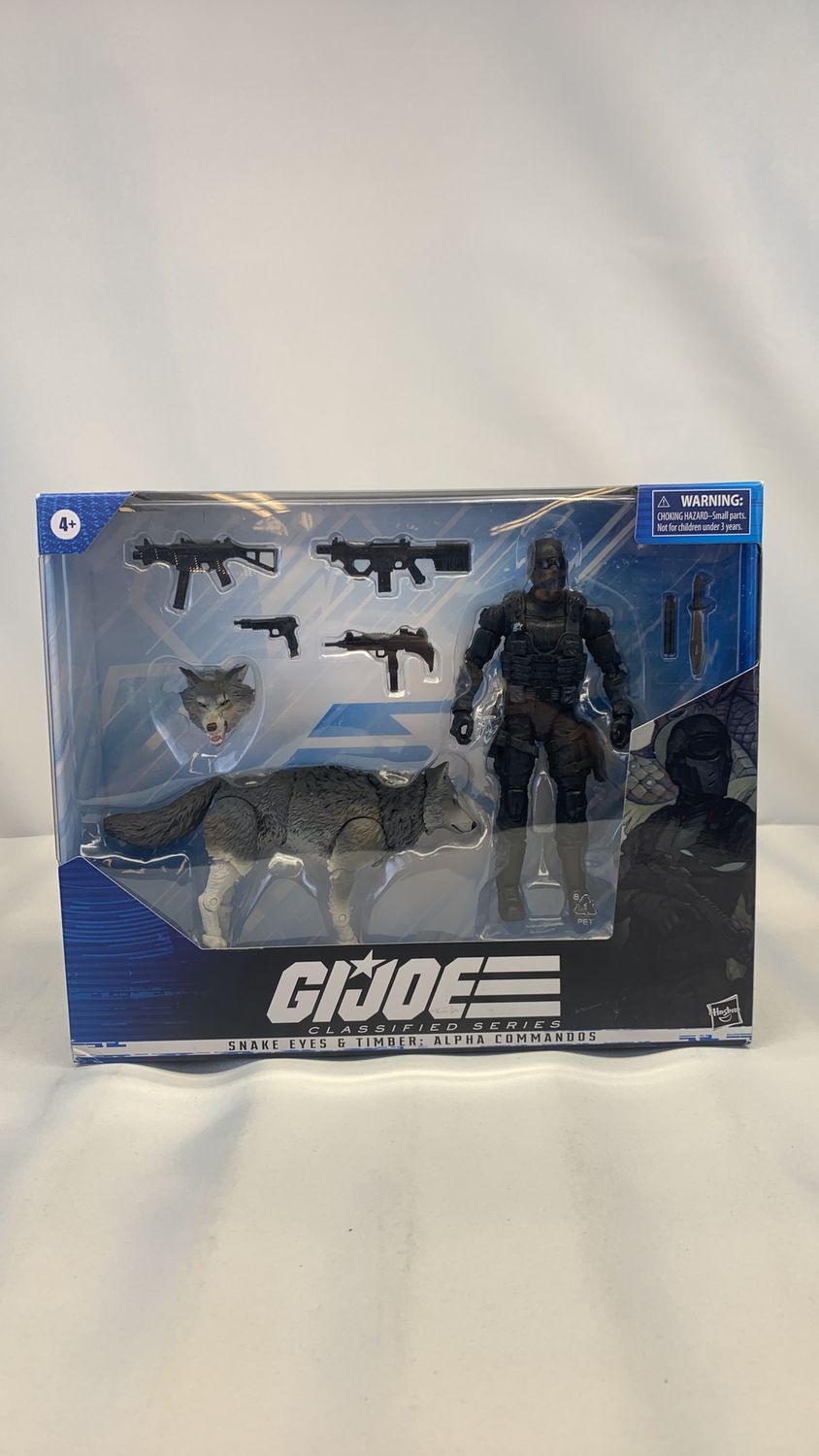 Hasbro G.I.Joe ClassifiedSnake Eyes &amp; Timber: Alpha Commandos Figures