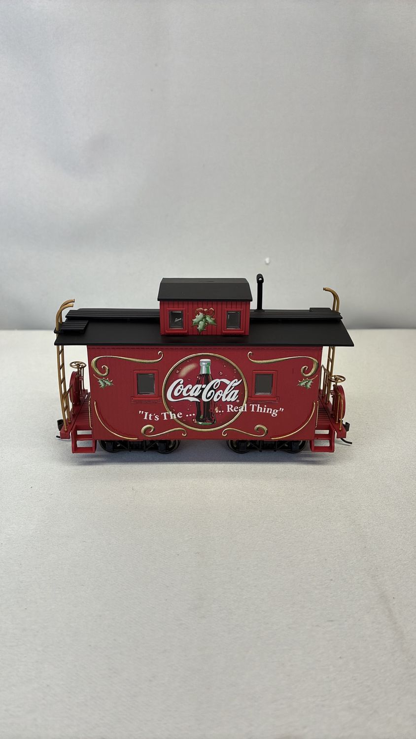 Hawthorne Village Coca Cola HO scale Train Caboose Holiday Express Collection COA RP144