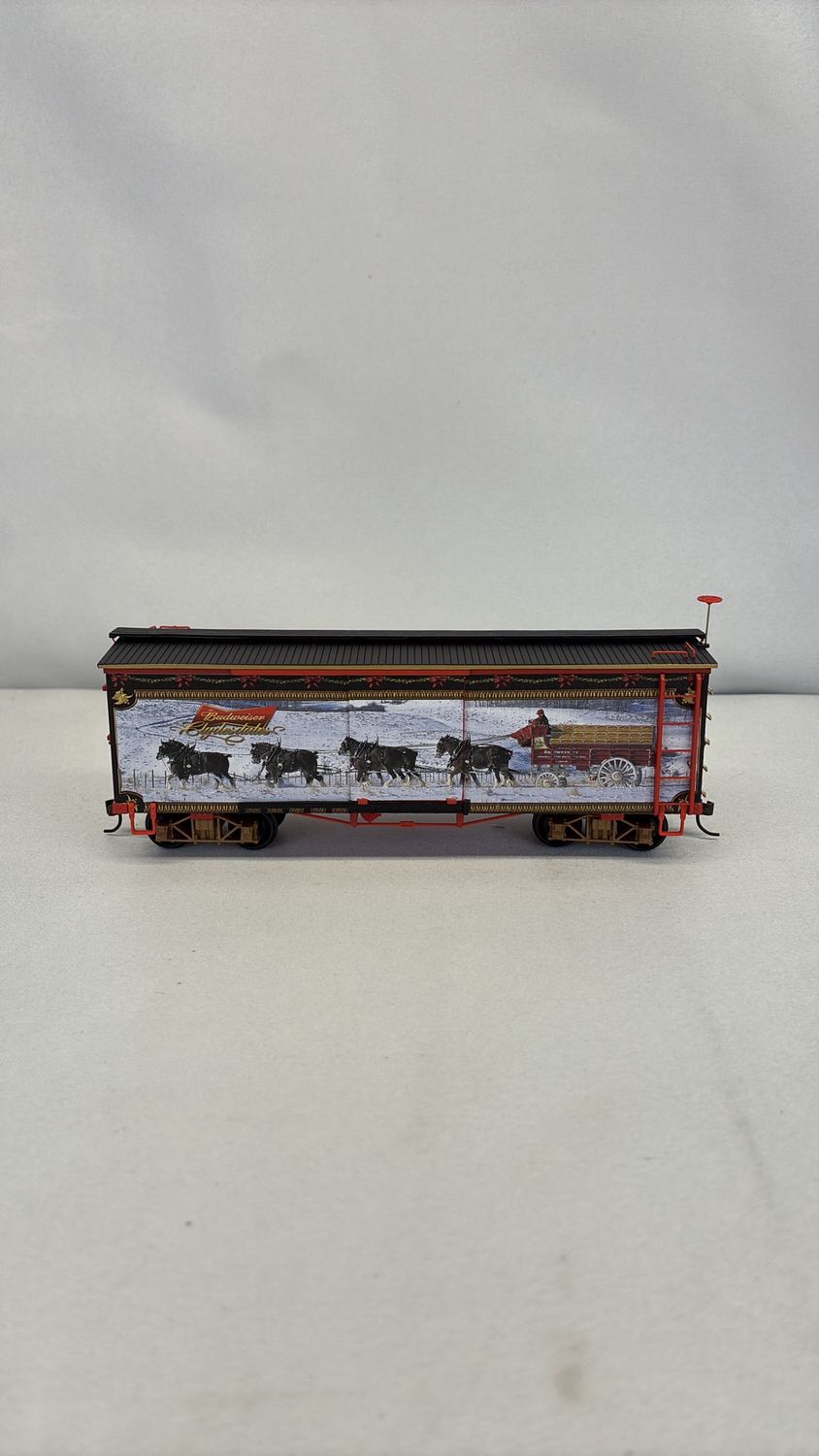 Hawthorne Village HO Scale Budweiser Train Delivery Box Car COA