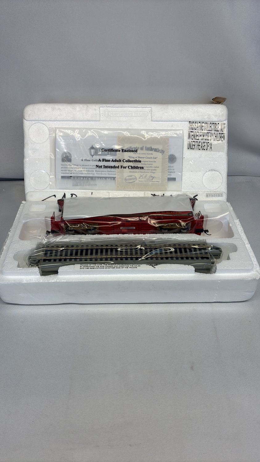 Hawthorne Village Budweiser King Train of Beers Coach Car On30